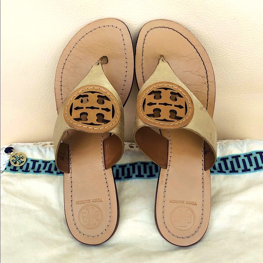 Tory Burch Louisa flat thong sandals.